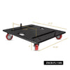 Sound Town FILA-118S208X4OC Durable Plywood Caster Board for Reliable Transport of FILA-118S Subwoofer and Furniture, with 4-inch Wheels and Brakes-Size and Dimensions