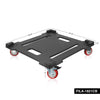 Sound Town FILA-1821CB | Caster Board for Safe and Easy Transport of FILA-18S/21S Subwoofer and Furniture, with 4-inch Wheels and Brakes-Size and Dimensions