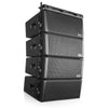 Sound Town FILA-210LMHX4F | Passive Line Array Speaker System with Four Dual 10" Line Array Speakers, One Flying Frame, Black

