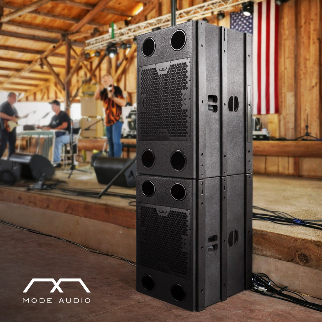 MODE Audio FILA-215SB | Dual 15" Passive High-Power Line Array Subwoofer with Italian Neodymium Drivers for Live Sound, Clubs, Theaters, Churches, Auditoriums, Concert Venues, and Large - Scale Installations