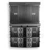 Sound Town FILA-218S12.2X2 | Passive Line Array System with Dual 18-inch Subwoofer, Two Dual 12-inch Loudspeakers, FaitalPRO Drivers, Flying Frames, Black - Front 