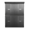 Sound Town FILA-218SBX2 | MODE Audio Two Dual 18" 6400W Passive Line Array Subwoofers w/ Italian Neodymium LF Drivers, Flying Frame, Birch Plywood, Black - Front 