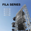 MODE Audio FILA Series Line Array Loudspeakers with Neodymium Drivers and Woofers: FILA-212LMH, FILA-210LMH, FILA-28LMH, and FILA-26LH - Hybrid Systems, Mix and Match