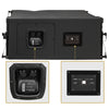 MODE Audio FILA-VA12 | MODE Audio 12" 1220W Weatherproof Line Array Loudspeaker w/ Variable Waveguide, LAVOCE Neodymium Driver, Bi-Amp Switchable, Black - Back Panel, Plate Amp, Rear Connection