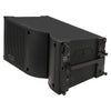 MODE Audio FILA-VA12 | MODE Audio 12" 1220W Weatherproof Line Array Loudspeaker w/ Variable Waveguide, LAVOCE Neodymium Driver, Bi-Amp Switchable, Black - Left View