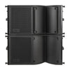 MODE Audio FILA-VA12-PAIR | MODE Audio Pair of 12" 1220W Weatherproof Line Array Loudspeakers w/ Variable Waveguide, LAVOCE Drivers, Bi-Amp, Black - Front Panel