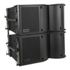 MODE Audio FILA-VA12-PAIR | MODE Audio Pair of 12" 1220W Weatherproof Line Array Loudspeakers w/ Variable Waveguide, LAVOCE Drivers, Bi-Amp, Black - Right View