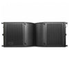 MODE Audio FILA-VA212 | MODE Audio Dual 12" 2220W Weatherproof Line Array Loudspeaker w/ Variable Waveguide, LAVOCE Neodymium Drivers, Bi-Amp, Black - Front Panel