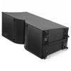 MODE Audio FILA-VA212 | MODE Audio Dual 12" 2220W Weatherproof Line Array Loudspeaker w/ Variable Waveguide, LAVOCE Neodymium Drivers, Bi-Amp, Black - Left View