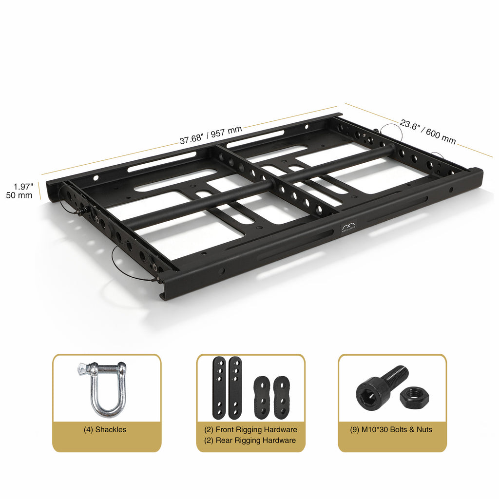 MODE Audio FILA-VA212FF | MODE Audio FILA Series Multipurpose Flying/Ground-Stacking Frame for FILA-VA212 Line Array Loudspeaker - Size and Dimensions, Package Contents