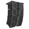 MODE Audio FILA-VA212X4 | MODE Audio Four Dual 12" 2220W Weatherproof Line Array Loudspeakers w/ Flying Frame, Variable Waveguide, LAVOCE Drivers, Bi-Amp, Black - Right View