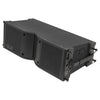 MODE Audio FILA-VA28 | MODE Audio Dual 8" 1400W Weatherproof Line Array Loudspeaker w/ Variable Waveguide, LAVOCE Neodymium Drivers, Bi-Amp Switchable, Black - Left View