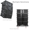 MODE Audio FILA-VA28X4 | MODE Audio Four Dual 8" 1400W Weatherproof Line Array Loudspeakers w/ Flying Frame, Variable Waveguide, LAVOCE Drivers, Bi-Amp, Black - Multiple Solutions