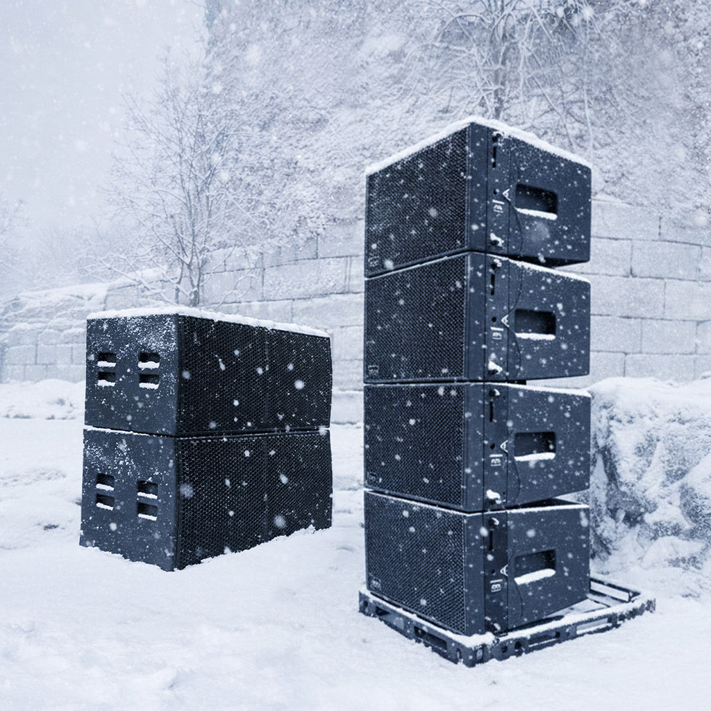 Sound Town FILA-WR Series | IP66 Weatherproof Outdoor Dual 10" Passive Line Array Loudspeakers, Full-Range, Bi-Amp for Touring Productions and Permanent Installations