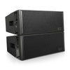 Sound Town FILA-WR210LMH-PAIR | Pair of Dual 10" IP56 Water-Resistant 3-Way 3100W Full-Range Line Array Speaker, w/ Neodymium Drivers, Bi-Amp, Black