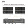 Sound Town MODE Audio FILA-WR210LMH & TTM12K4 Amplifier Connection Diagram
