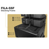 Sound Town FL-18S28X4S | Passive Line Array Speaker Set with One 18-inch Subwoofer, Four Dual 8-inch Line Array Speakers, One Stacking Frame, One Caster Board Black-Compatible with FILA-28LMH, FILA-210LMH, and FILA-212LMH