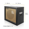 Sound Town GUC112OBBK-EC 1 x 12" Empty Open-back Guitar Speaker Cabinet, Plywood, Black - Size, Dimensions, and Weight