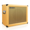 Sound Town GUC112OR | 1 x 12" 65W Guitar Speaker Cabinet with Birch Plywood Construction, Orange Tolex, Wheat Cloth Grille - Side Handle 