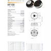 Sound Town HF108 | Original Faital Pro 1" Exit Compression Driver with Neodymium Magnet, PA/DJ Replacement Horn Tweeter, Bolt On, 120W at 8 Ohm, Made In Italy-Specifications

