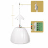 Sound Town LYRA-5W | LYRA Series 5.25" Weatherproof Hanging Pendant Speaker, 70V/100V/8Ω for Indoor/Outdoor Home and Commercial Installations, White - Cable and Terminal Block