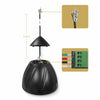 Sound Town LYRA-5B | LYRA Series 5.25" Weatherproof Hanging Pendant Speaker, 70V/100V/8Ω for Indoor/Outdoor Home and Commercial Installations, Black - Cable and Terminal Block