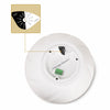 Sound Town LYRA-6W | LYRA Series 6.5" Weatherproof Hanging Pendant Speaker, 70V/100V/8Ω for Indoor/Outdoor Home and Commercial Installations, White - Transformer Control Panel/Plate