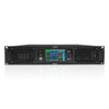 Sound Town M20.4D | Class-D 4-Channel PA/DJ Professional Power Amplifier, DSP, Dante, FIR, 4 x 3400W RMS at 4Ω, Capacitive Touch Screen, PFC Power-Front View 