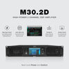 M30.2D | High-Power 2-Channel DSP Amplifier (2×5100W RMS) with FIR Processing, Dante/AES3 Networking, 4.3" Touchscreen Control, PFC, and Advanced System Integration for Touring, Live Sound, and Installed Audio Systems