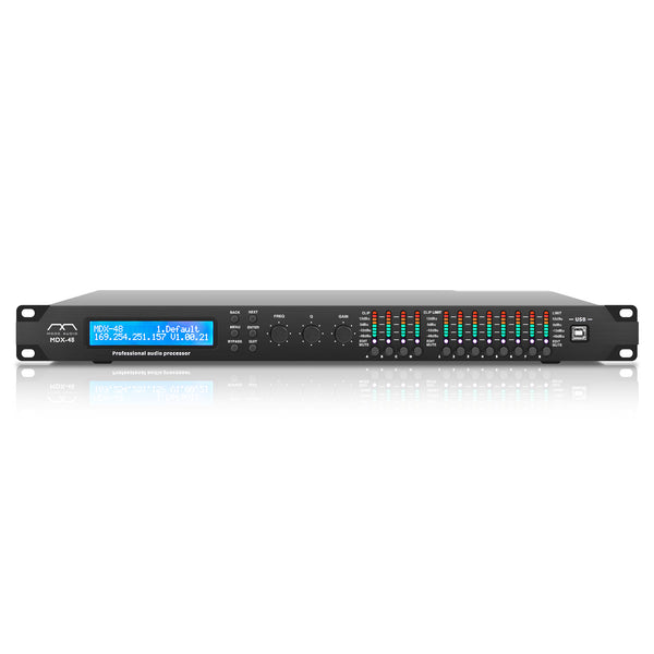 MDX-48 | MODE Audio 4x8 FIR DSP, Speaker System Processor, Line