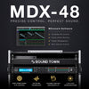 The MODE Audio MDX-48 is a professional 4-in, 8-out FIR DSP loudspeaker management processor designed for live sound, touring, fixed installations, and line array systems. Featuring 96kHz/24-bit audio processing, advanced FIR technology, flexible Analog, AES3, and Dante connectivity, and Mconsole software for intuitive system configuration and tuning, the MDX-48 delivers precise loudspeaker optimization and reliable performance for professional audio applications.
