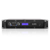 Sound Town NIX-A8PRO-R | REFURBISHED: 2-Channel 1800W Rack Mountable Professional Power Amplifier with Low Pass Filter, LCD Display - LCD Display