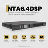 Sound Town NTA6.4DSP | MODE Audio 4-Channel Network Power Amplifier 4 x 900W w/ DSP, FIR, Dante for Speaker Management, Supports Low-Z, 70V/100V for Meeting Room, Churches, Live Events, and Stages