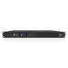 Sound Town NTA3.4DSP | MODE Audio Network 4-Ch PA/DJ Power Amplifier 4 x 450W, with DSP, FIR, Dante, PA Speaker Management with Display, Supports Low-Z 70V/100V-Front 