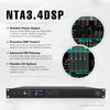 Sound Town NTA3.4DSP | MODE Audio Network 4-Channel PA/DJ Power Amplifier 4 x 450W, DSP, FIR, Dante, Speaker Management w/ Display, Supports Low-Z 70V/100V- Ideal for Driving High-End PA Speakers