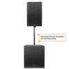 Sound Town OBERON-115PW-R | REFURBISHED: OBERON Series 15" 1400W Powered PA/DJ Speaker w/ 2-Channel Mixer and Onboard DSP, TWS Bluetooth, Plywood, Black - PA System, Mounting pole and subwoofer are sold separately