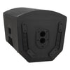 Sound Town OBERON-12PA | OBERON Series 12" Powered Loudspeaker w/ 1200W Class-D Amp, DSP, Selectable HPF, TWS Bluetooth 5.0, Recessed Handles for PA/DJ, Black - Pole-Mount Socket