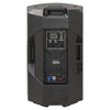 Sound Town OBERON-15PA | OBERON Series 15" Powered Loudspeaker w/ 1400W Class-D Amp, DSP, Selectable HPF, TWS Bluetooth 5.0, Recessed Handles for PA/DJ, Black - Back Panel