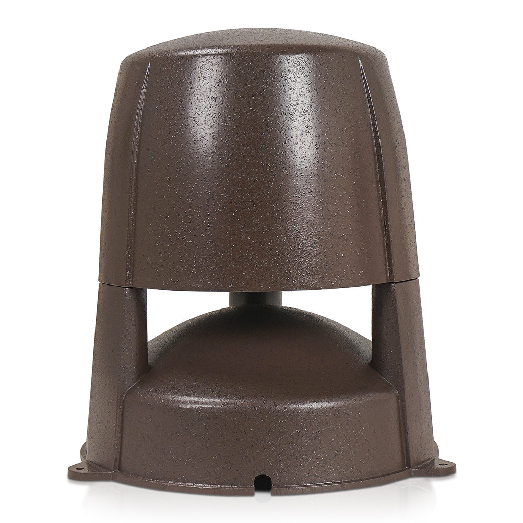 Sound Town OMNI-62BR | 2-Way 6.5" High-Fidelity Passive Outdoor 360° Landscape Speaker, Weather-Resistant, 70V/100V/8Ω, for Home & Commercial Installation, Brown