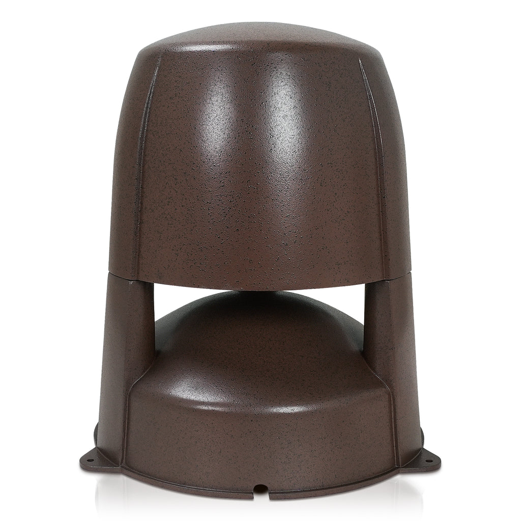 Sound Town OMNI-82BR-R | REFURBISHED: 2-Way 8" High-Fidelity Passive Outdoor 360° Landscape Speaker, Weather-Resistant, 70V/100V/8Ω, for Home & Commercial Installation, Brown