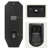 MODE Audio OS-15296 | MODE Audio OS Series 15" 2000W Full-Range Point Source Loudspeaker w/ LAVOCE Neodymium Drivers, Rotatable Horn, IP55 Weatherproof, Black - Passive/Bi-Amp Mode Selector Switch & Dual NL4 SpeakON Connections