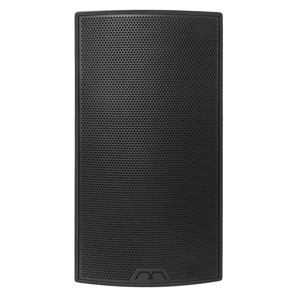 MODE Audio OS-15296 | MODE Audio OS Series 15" 2000W Full-Range Point Source Loudspeaker w/ LAVOCE Neodymium Drivers, Rotatable Horn, IP55 Weatherproof, Black - Front Panel