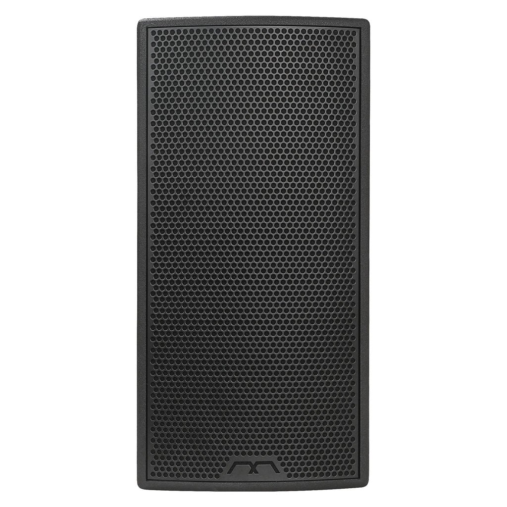 MODE Audio OS-28 | MODE Audio OS Series Dual 8" 1200W Full-Range Point Source Speaker w/ LAVOCE Neodymium Drivers, Rotatable Horn, Weatherproof, U-Bracket, Black - Front Panel