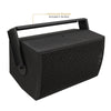 MODE Audio OS-8 | MODE Audio OS Series 8" 480W Full-Range Point Source Loudspeaker w/ LAVOCE Neodymium Drivers, Rotatable Horn, Weatherproof, U-Bracket, Black - Horizontal Bracket