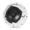 Sound Town PAC180X12CS6N | 6.5" Two-Way Coaxial In-Ceiling Speaker, Flush Mount, 70V/100V/8-Ohm Operation, Magnetic Grill, White - Multi-Tap Transformer