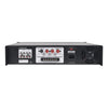 Sound Town PAC180X6TV6B 180W 6-Zone 70V/100V Commercial Audio Power Amplifier with Bluetooth, Aluminum, for Restaurants, Lounges, Bars, Pubs, Schools and Warehouses - Back Panel, Inputs & Outputs