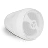 Sound Town PAC80X4PD4W 2-Pack 4" All-Weather Pendant Speakers, IP66, Wall-Mount, Landscape, 70V/100V/8-Ohm, Indoor/Outdoor Commercial Installations, White - Grill