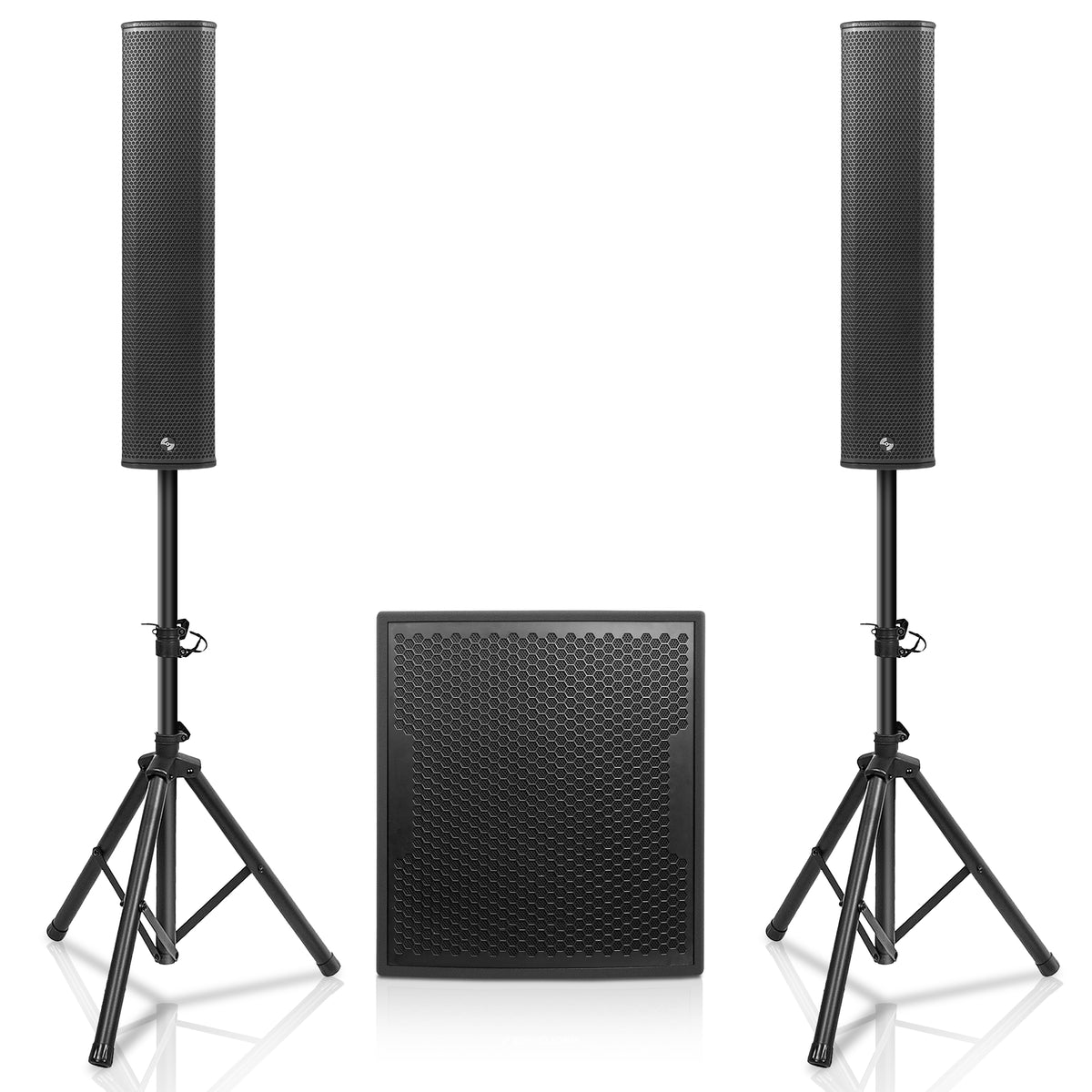 CARPO Series Powered 18-inch Subwoofer and Column