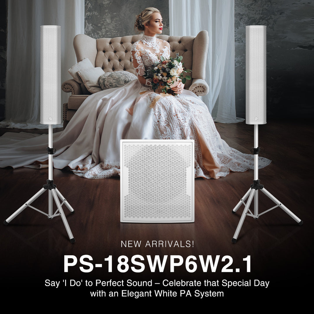 PS-18SWP6W2.1 | CARPO Series Powered 18-inch Subwoofer and Column Line ...