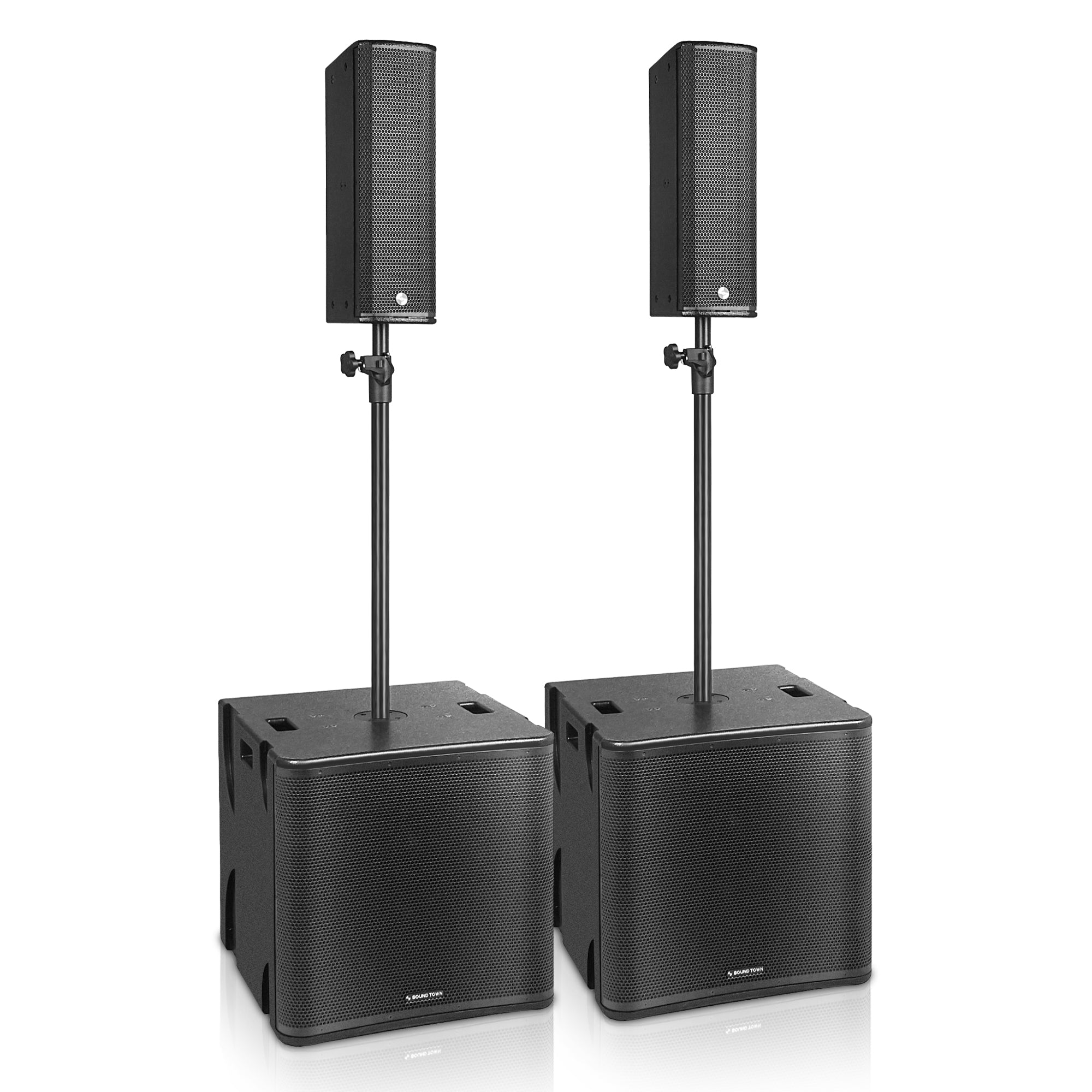 PS-18SX2P3B1.1 | CARPO Series Two Powered 18-inch Subwoofers